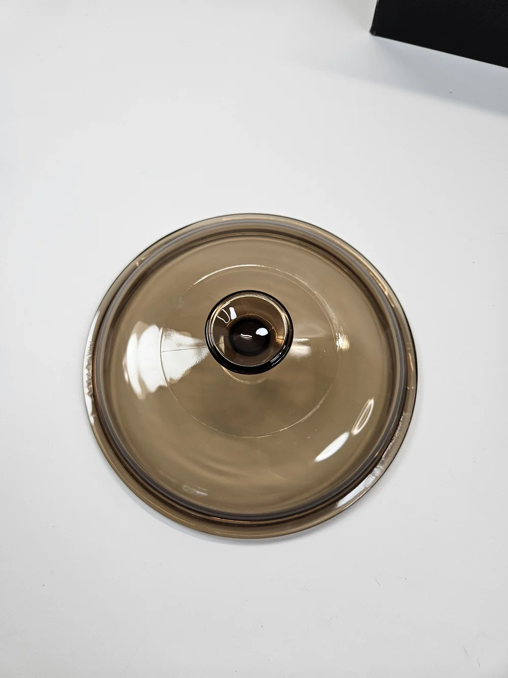 Pyrex Visions Amber Glass Replacement Lid V-2.5-C B V2.5CB 8.5